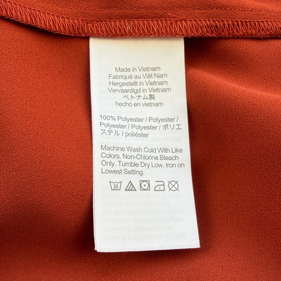 J. Crew Rust Ruffled Blouse - Picture 12 of 13